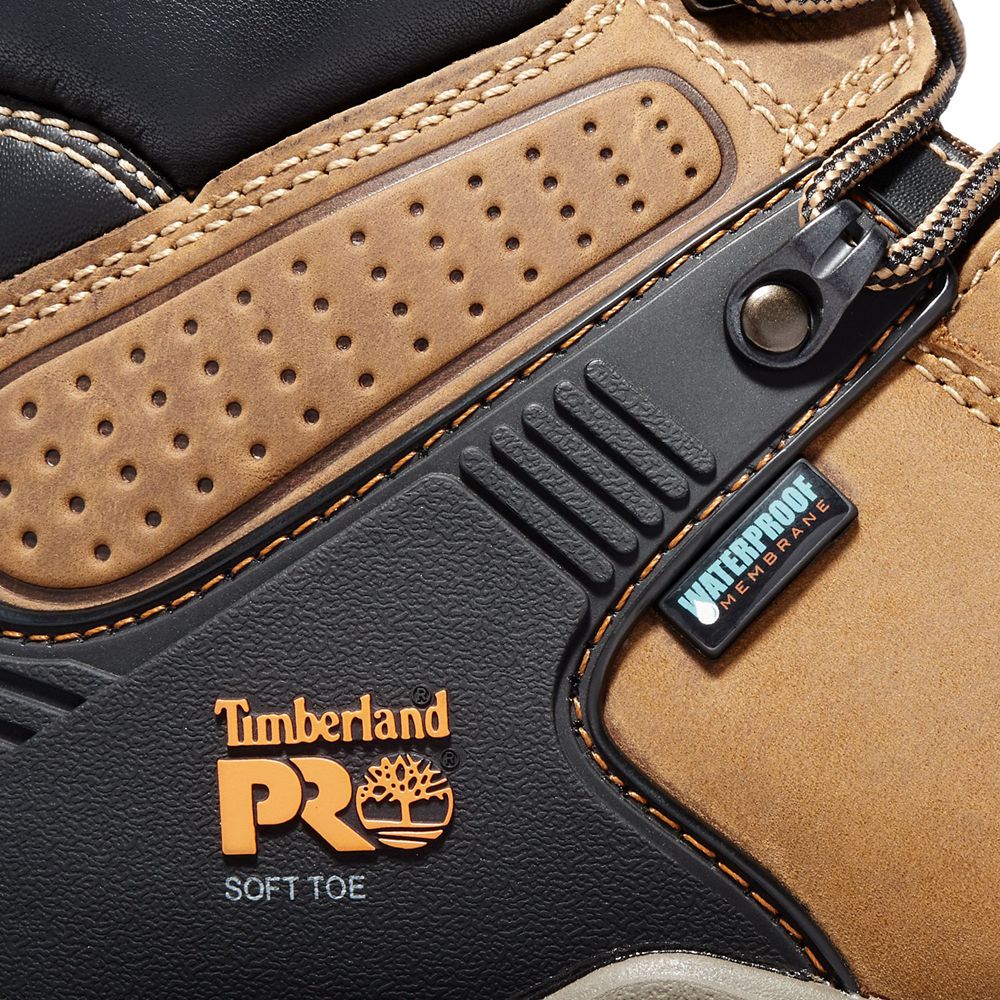 Botas de Trabajo Timberland Hombre Pro® Hypercharge 6\" Soft Toe Marrones/Negras - Chile PRT-079825